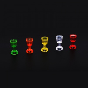 1x1【Glass cocktail glass cold drink, #6269】 4 PCS