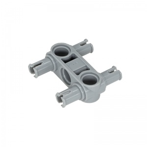 【3 unit thick connecting rod Liftarms at both ends of the orthogonal double bolt, #48989】 4 PCS
