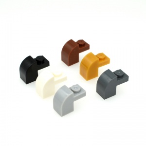 1x1【Bow brick with Curved Top, #6091】 10 PCS