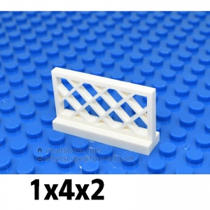 1x4x2【Net grid, railing, #3185】 4 PCS