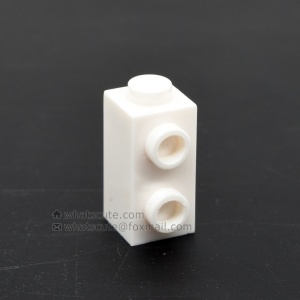 1x1x1【Square-headed mannequin, 2/3 brick side with 2 holes for dots, #32952】 10 PCS