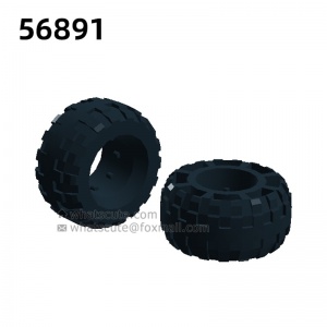 7x18【Off-Road Batmobile 3 Tire Wheels, #56891】 4 PCS