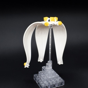 【Bridal veil, hot air balloon, octopus, vase, curved piece with fork, #18969】 2 PCS