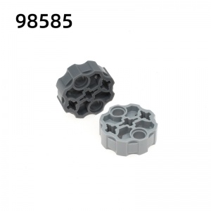 3x3【Wheel with 3 axle holes and 2 pin holes, #98585】 1 PCS