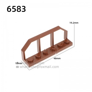 1.5x6x2【Construction, handrails and iron railings, #6583】 4 PCS