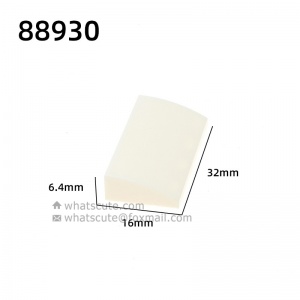 2x4x2/3【loose, curved tiles, curved smooth surface, #88930】 4 PCS