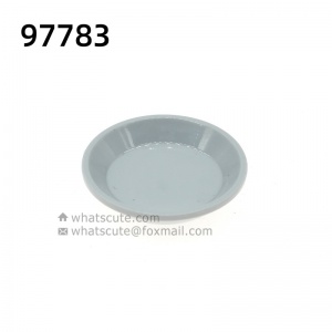 【Mannequin, thin plate, dinner plate, round plate, #97783】 4 PCS
